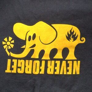Vintage 90s Skate Black Label Never Forget Logo Long Sleeve T-Shirt